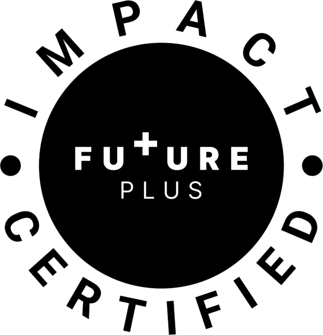 FuturePlus Impact Certified Logo in Black