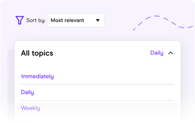 Relevancy algorithms tool illustration